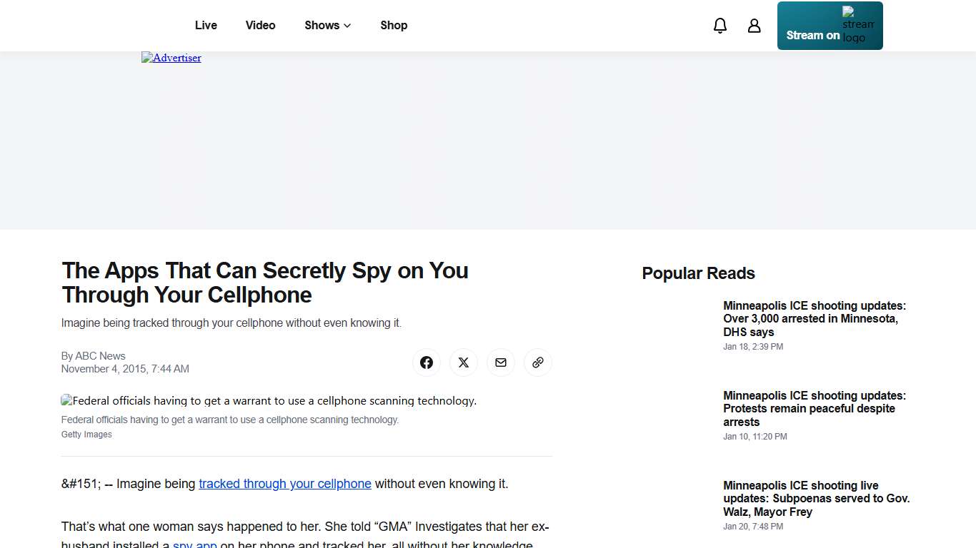 The Apps That Can Secretly Spy on You Through Your Cellphone - ABC News